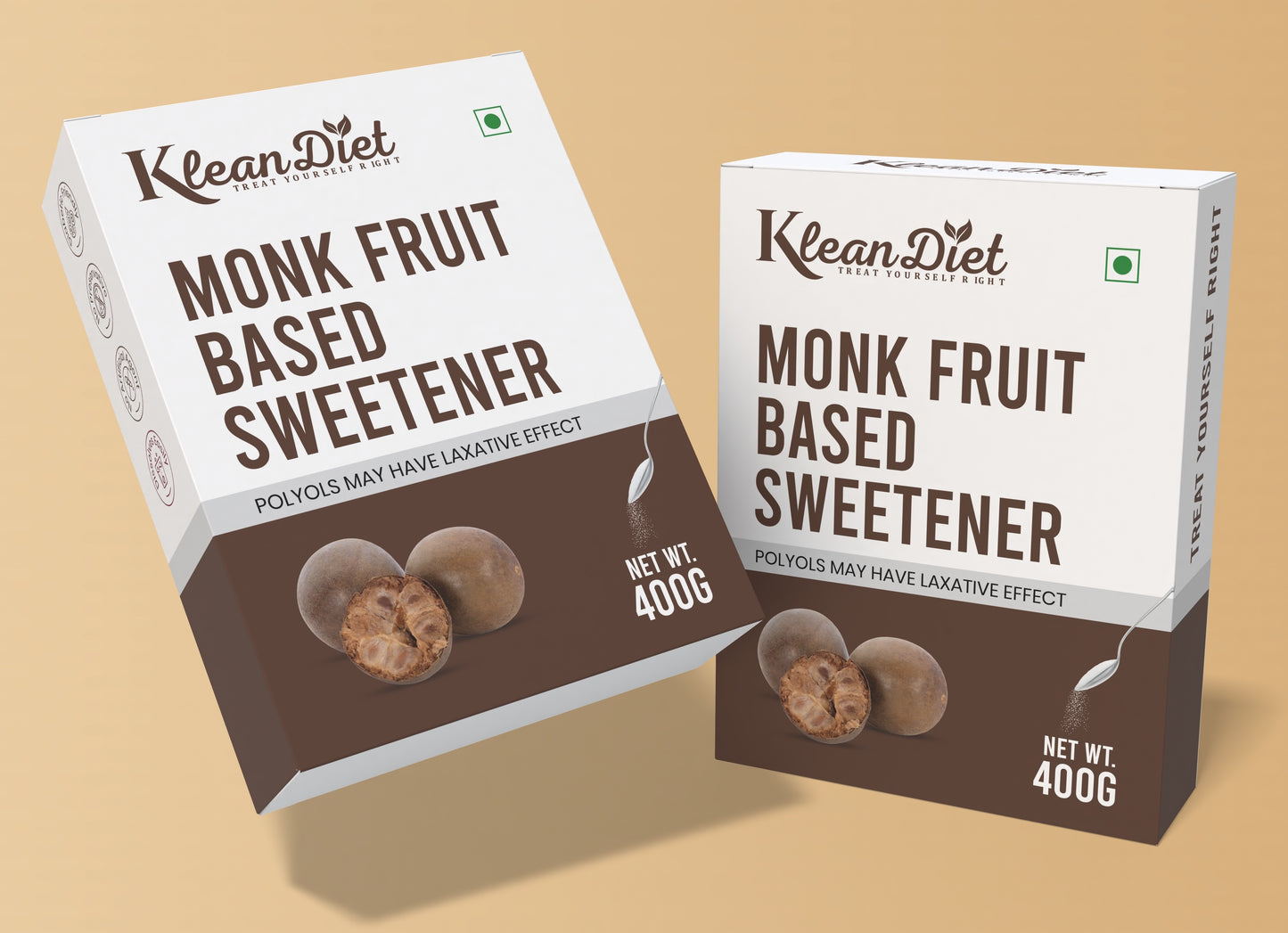 KleanDiet's Monk Fruit Sweetener 250gm | Natural Sweetener | Organic 1:1 Sugar Replacer